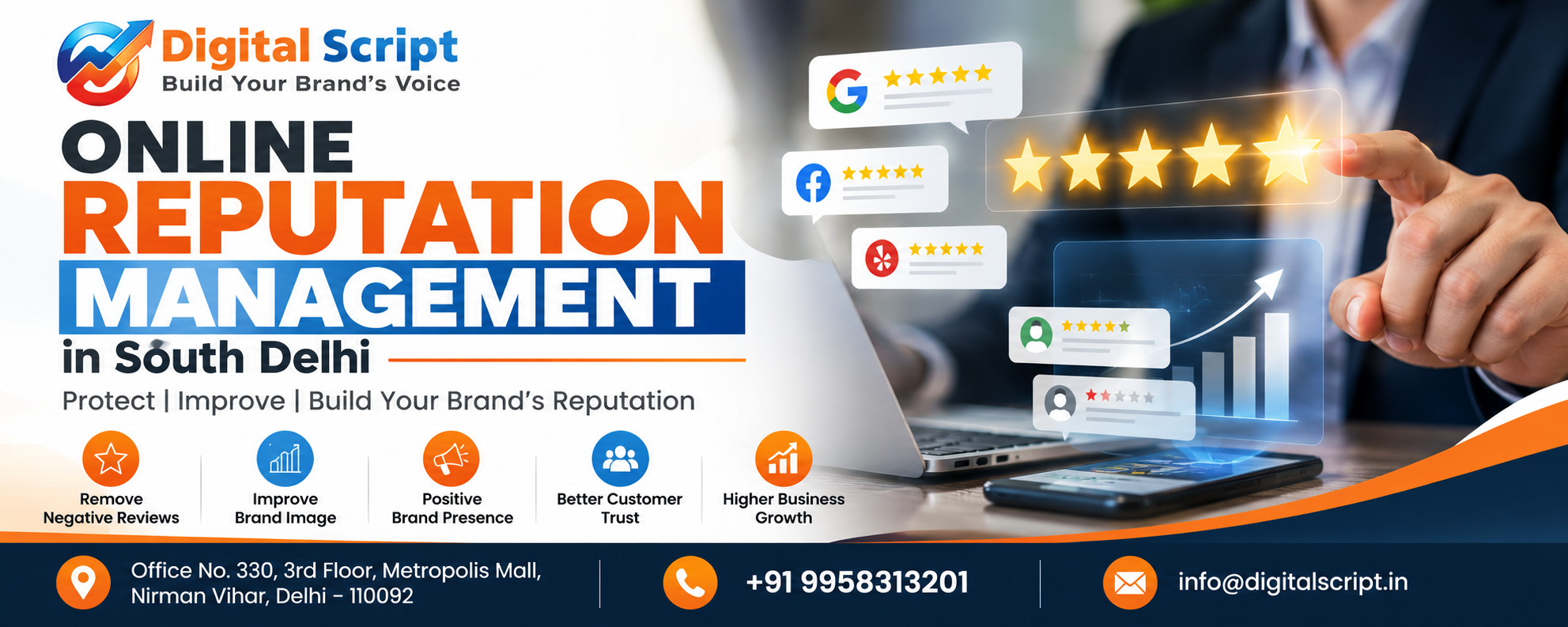 Online Reputation Management in South Delhi